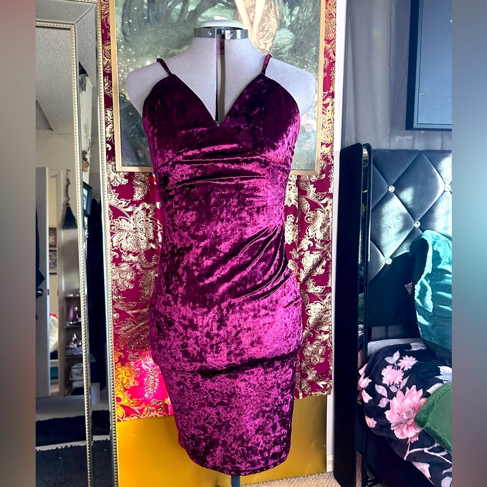 Red Velvet Dress